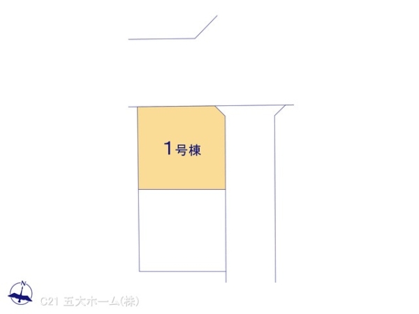 流山市三輪野山1丁目の新築一戸建(全体区画図)