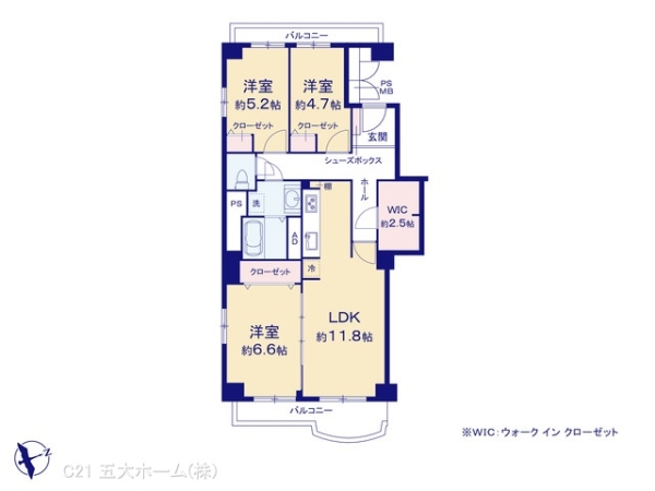 サンライトパストラル壱番街A棟(間取り)