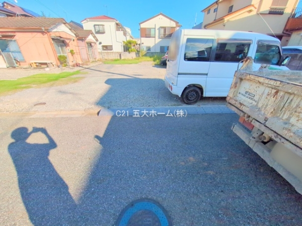 松戸市八ケ崎8丁目の土地(現地土地写真)