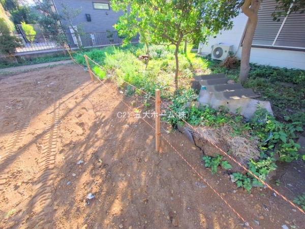 松戸市八ケ崎8丁目の土地(現地土地写真)