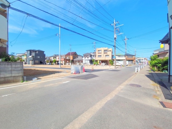 三郷市戸ケ崎5丁目の土地(現地土地写真)