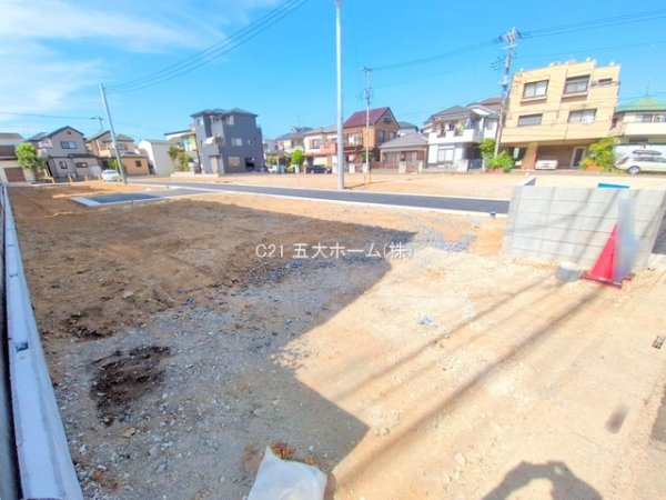 三郷市戸ケ崎5丁目の土地(現地土地写真)