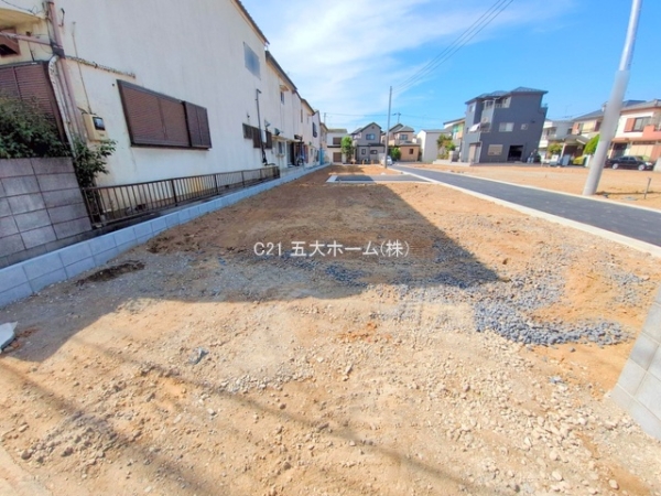 三郷市戸ケ崎5丁目の土地(現地土地写真)