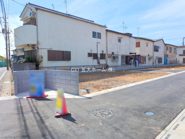 三郷市戸ケ崎5丁目の土地(現地土地写真)