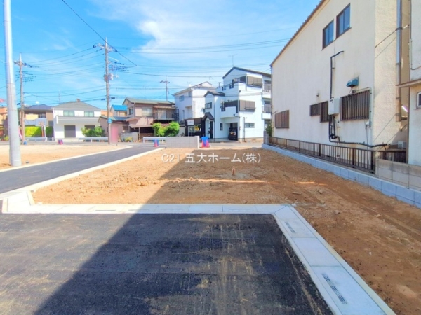 三郷市戸ケ崎5丁目の土地(現地土地写真)