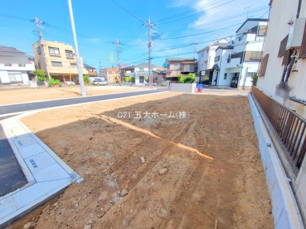 三郷市戸ケ崎5丁目の土地(現地土地写真)