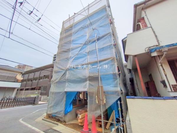葛飾区金町4丁目の新築一戸建(前面道路含む現地写真)