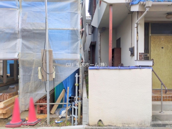 葛飾区金町4丁目の新築一戸建(前面道路含む現地写真)
