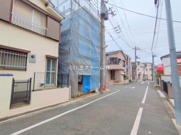 葛飾区金町4丁目の新築一戸建(前面道路含む現地写真)
