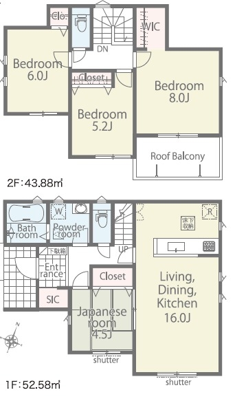 柏市酒井根5丁目第1期　1号棟
