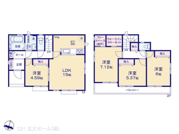 松戸市六高台３丁目の新築一戸建