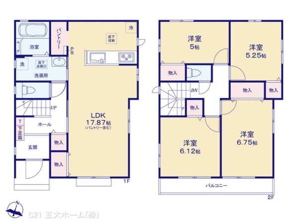 松戸市六高台３丁目の新築一戸建