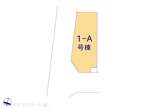 松戸市六高台3丁目の新築一戸建(全体区画図)