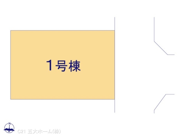 松戸市中金杉4丁目の新築一戸建(全体区画図)