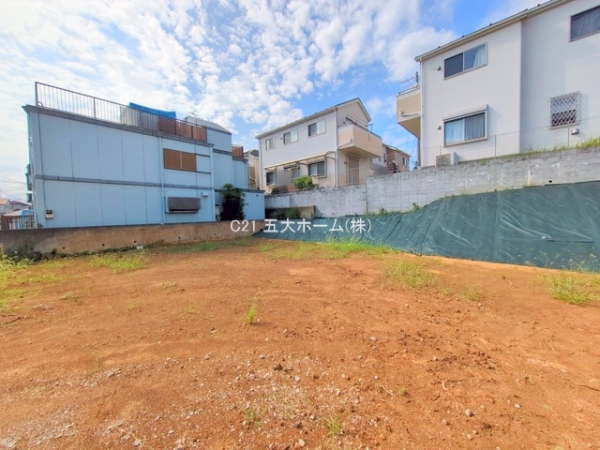 柏市新逆井1丁目の土地(現地土地写真)