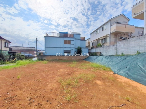柏市新逆井1丁目の土地(現地土地写真)