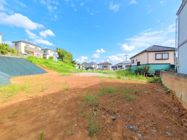 柏市新逆井1丁目の土地(現地土地写真)