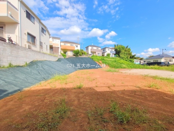 柏市新逆井1丁目の土地(現地土地写真)