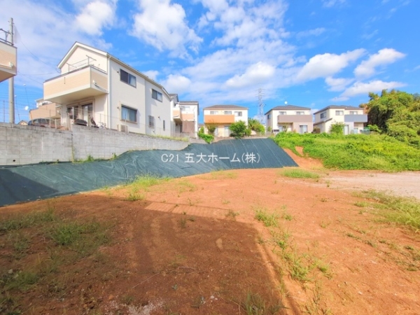 柏市新逆井1丁目の土地(現地土地写真)