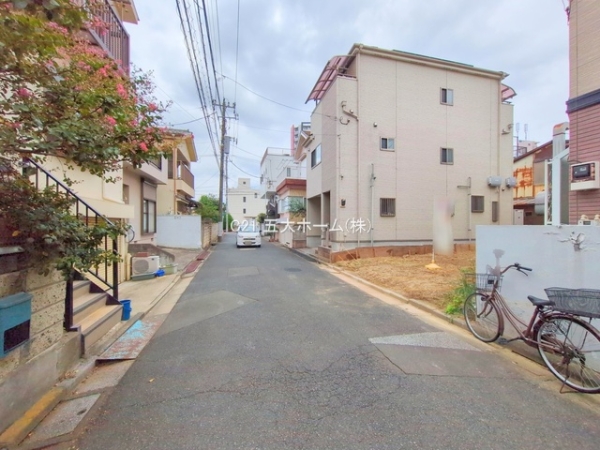 江戸川区中央2丁目の土地(現地土地写真)
