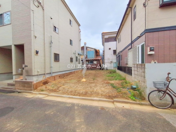 江戸川区中央2丁目の土地(現地土地写真)