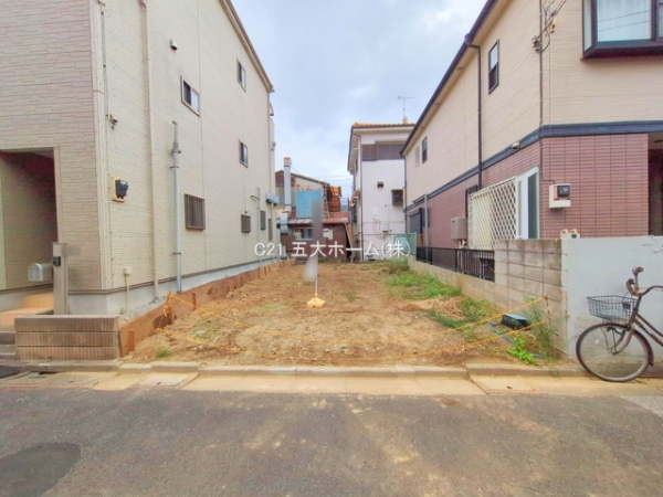 江戸川区中央2丁目の土地(現地土地写真)