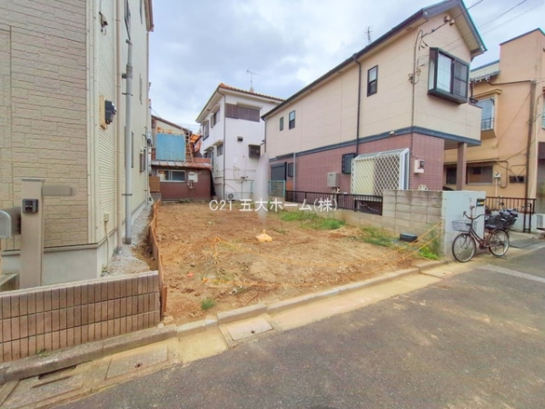 江戸川区中央2丁目の土地(現地土地写真)