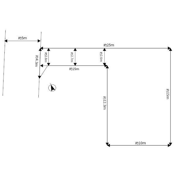 柏市若柴の土地