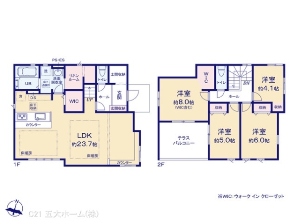 流山市江戸川台東１丁目の新築一戸建