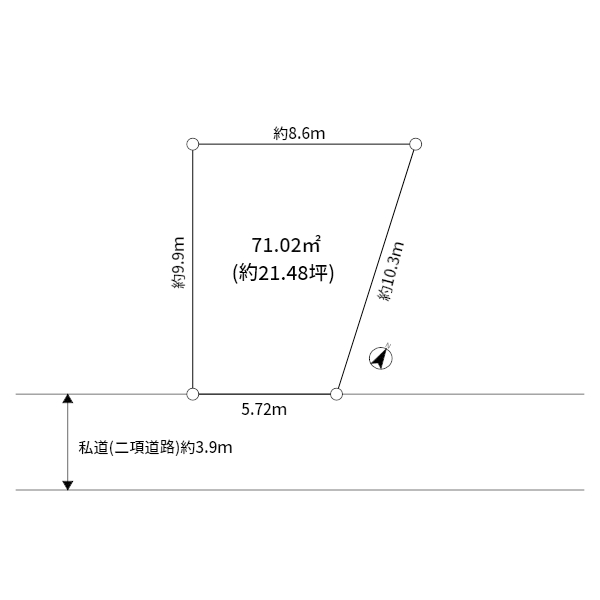 松戸市小金上総町の売土地