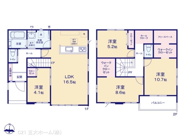 流山市こうのす台の新築一戸建