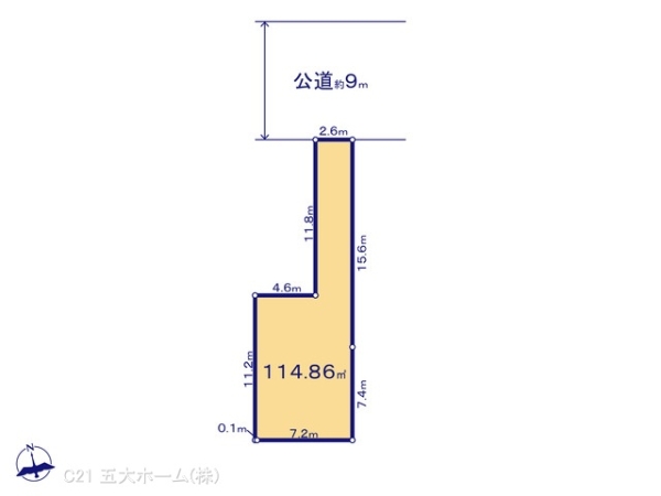 松戸市新松戸６丁目の売土地