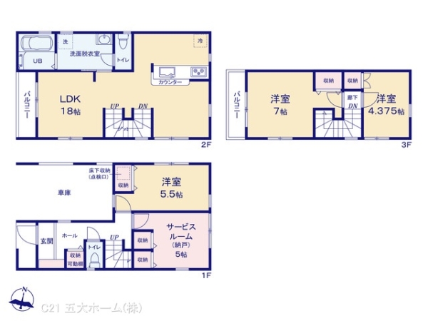 葛飾区堀切６丁目の新築一戸建