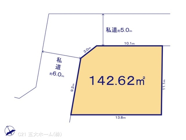 松戸市高塚新田の売土地