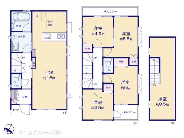 野田市中根の新築一戸建