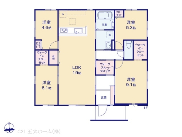 野田市上花輪の新築一戸建
