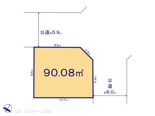 市川市本北方３丁目の売土地
