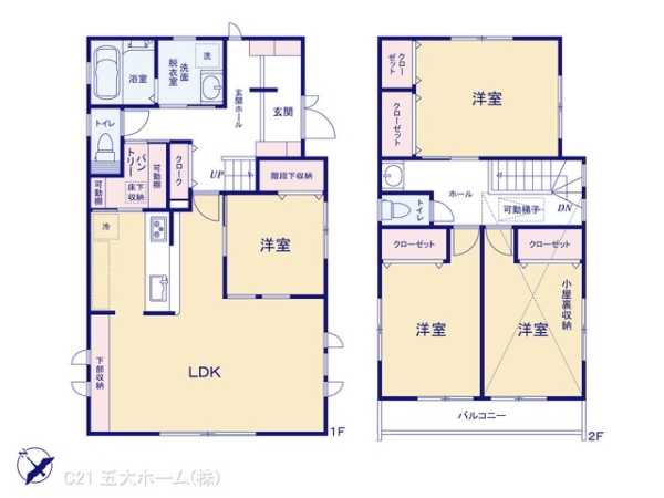 市川市下貝塚３丁目の新築一戸建