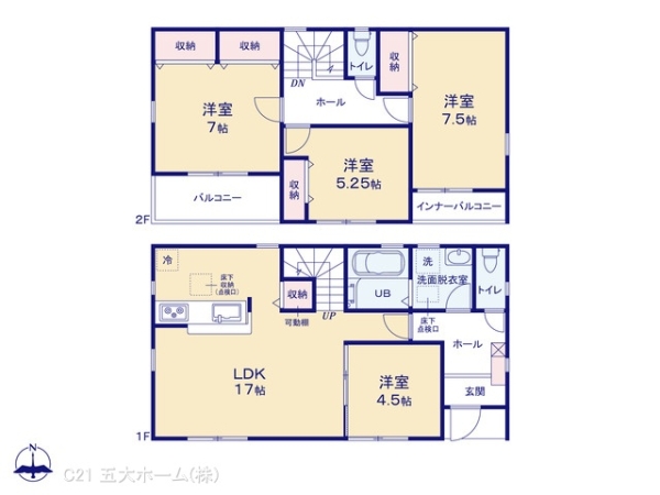 松戸市小金原４丁目の新築一戸建