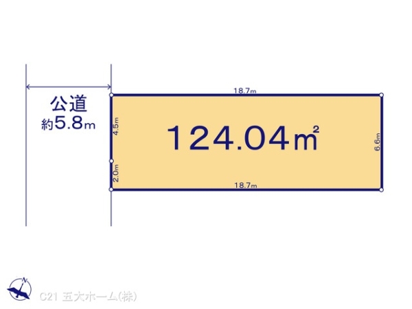 松戸市小金原７丁目の売土地