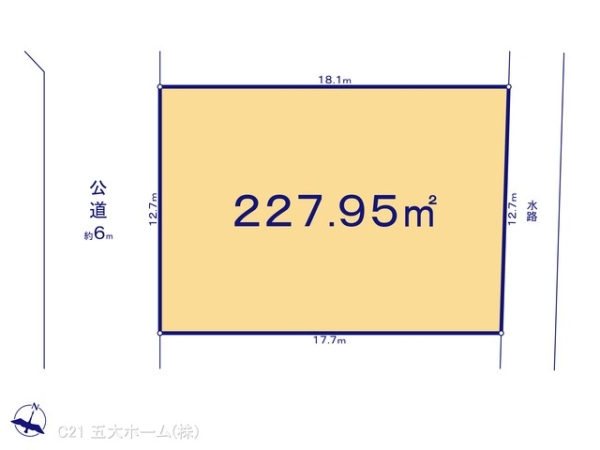 三郷市戸ケ崎の売土地