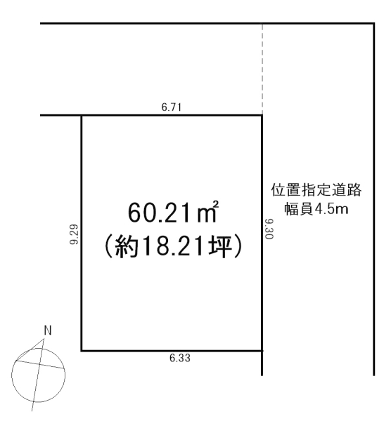 松戸市秋山の土地