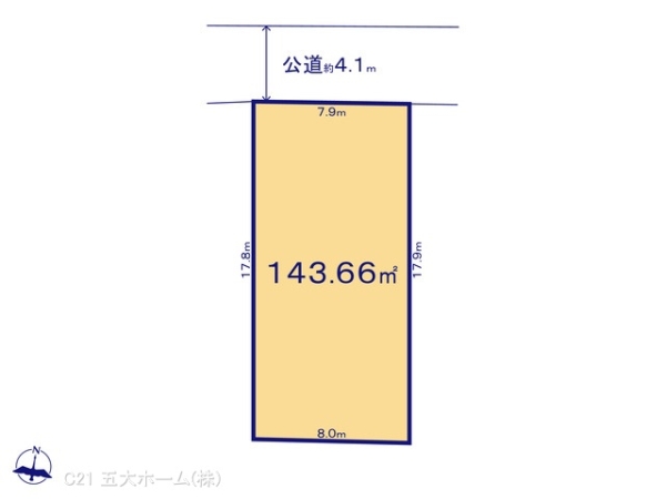 松戸市大金平５丁目の土地