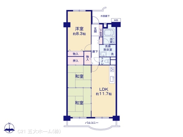新松戸ファミールハイツ6号棟
