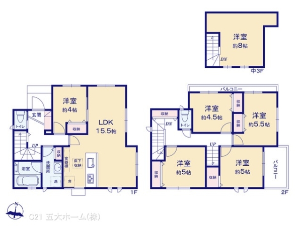 野田市清水の新築一戸建
