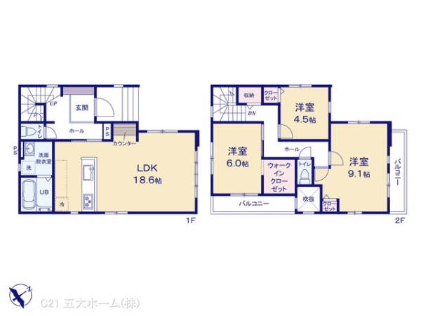 柏市花野井の新築一戸建