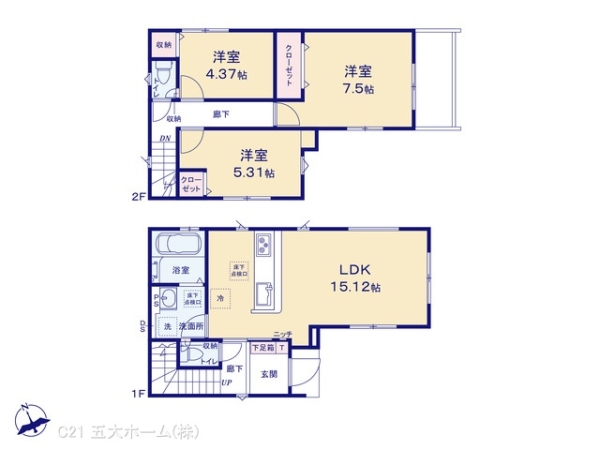 市川市宮久保６丁目の新築一戸建