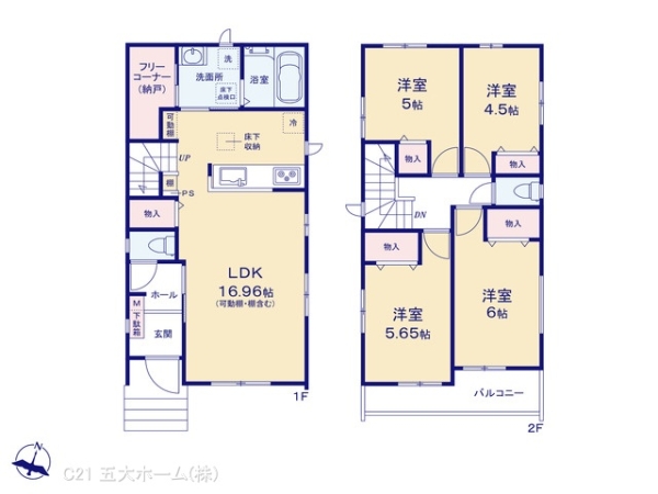 市川市北方町４丁目の新築一戸建