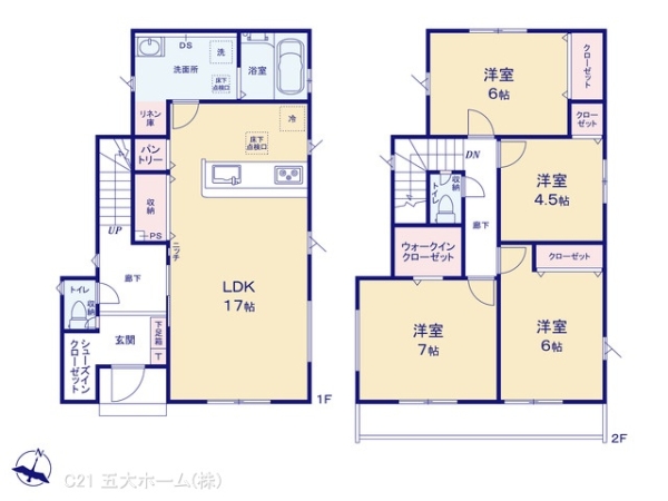 市川市国府台５丁目の新築一戸建
