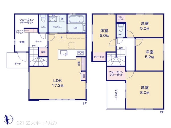 市川市柏井町1丁目の新築一戸建